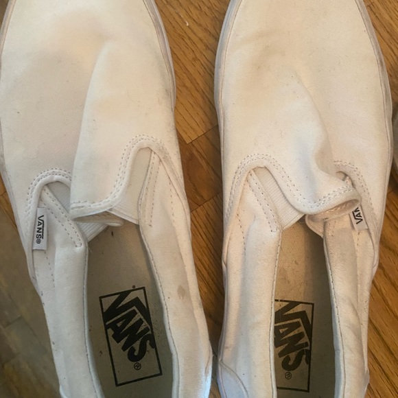 White slip on vans - Picture 4 of 5